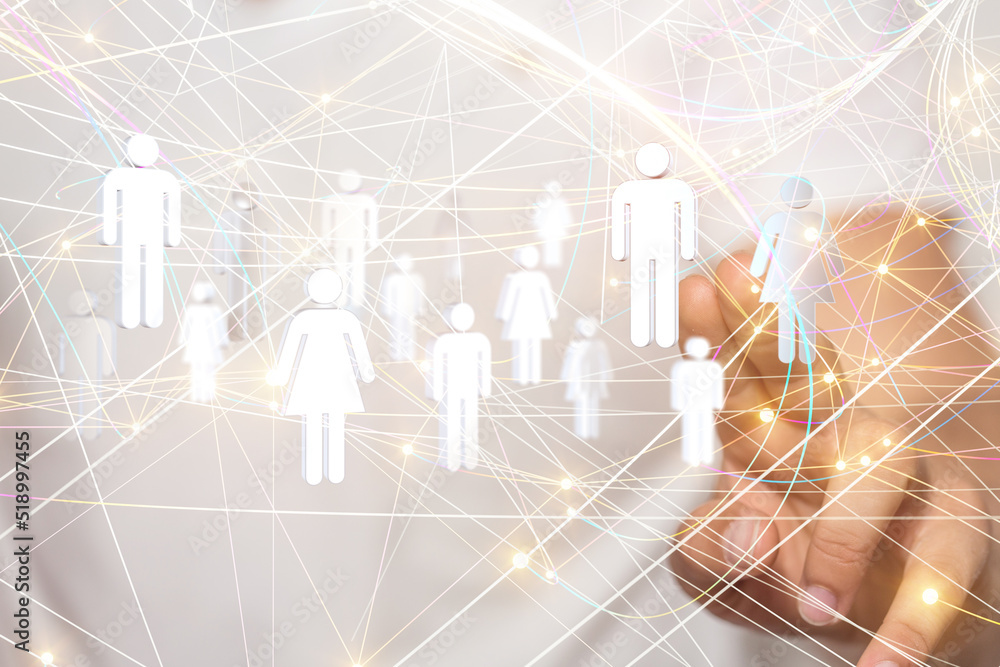 Global network. Blockchain. 3D illustration. Neural networks and artificial intelligence. Abstract Global network. Blockchain. 3D illustration. Neural networks and artificial intelligence. Abstract