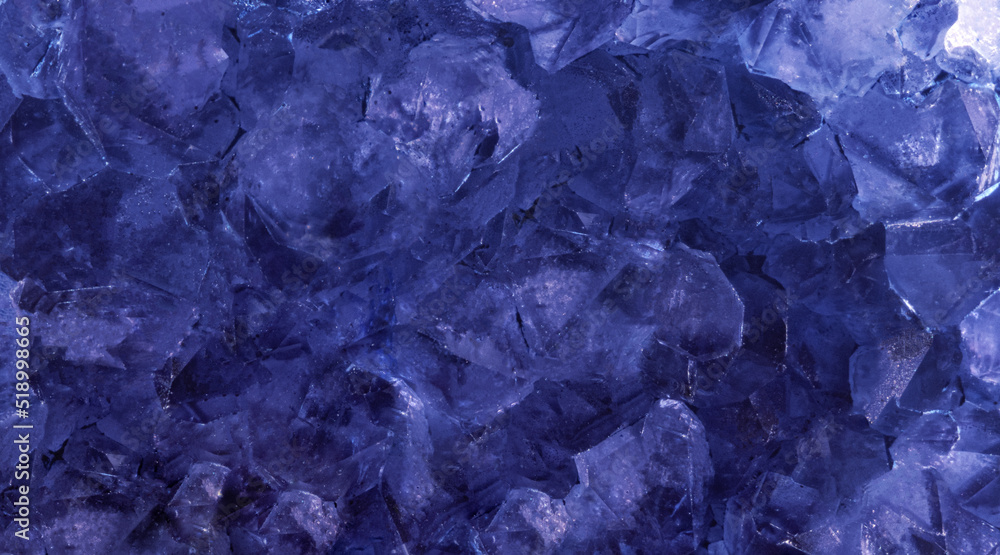 Obraz premium blue quartz closeup background