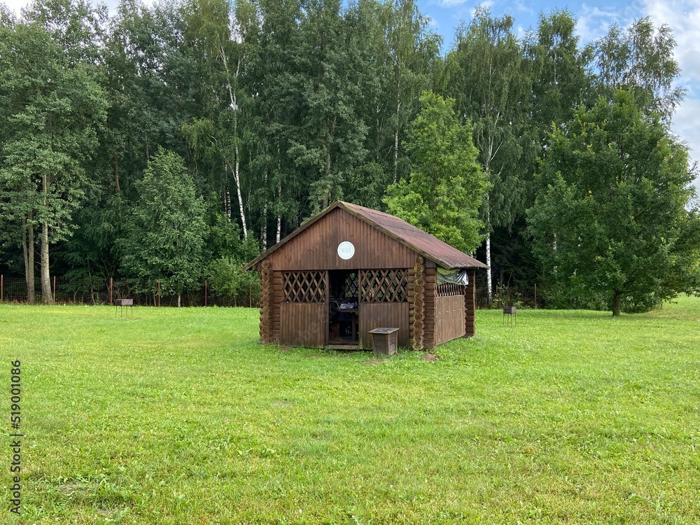 Fototapeta premium old wooden house