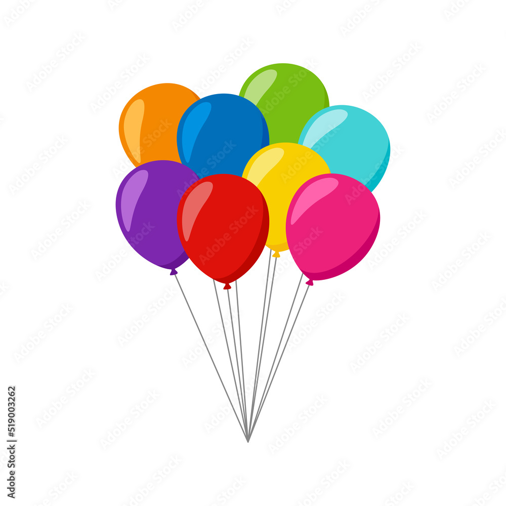 Balloon isolated on white background Balloon isolated on white background