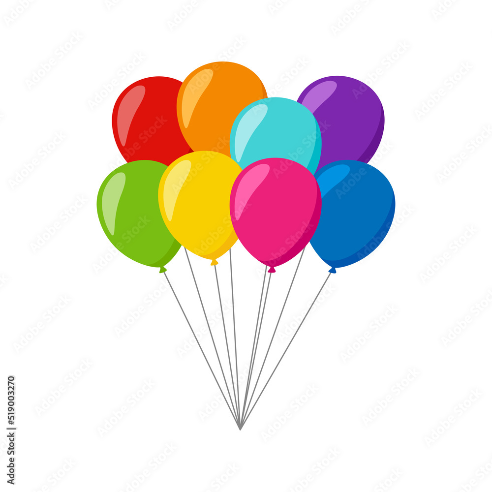Balloon isolated on white background Balloon isolated on white background