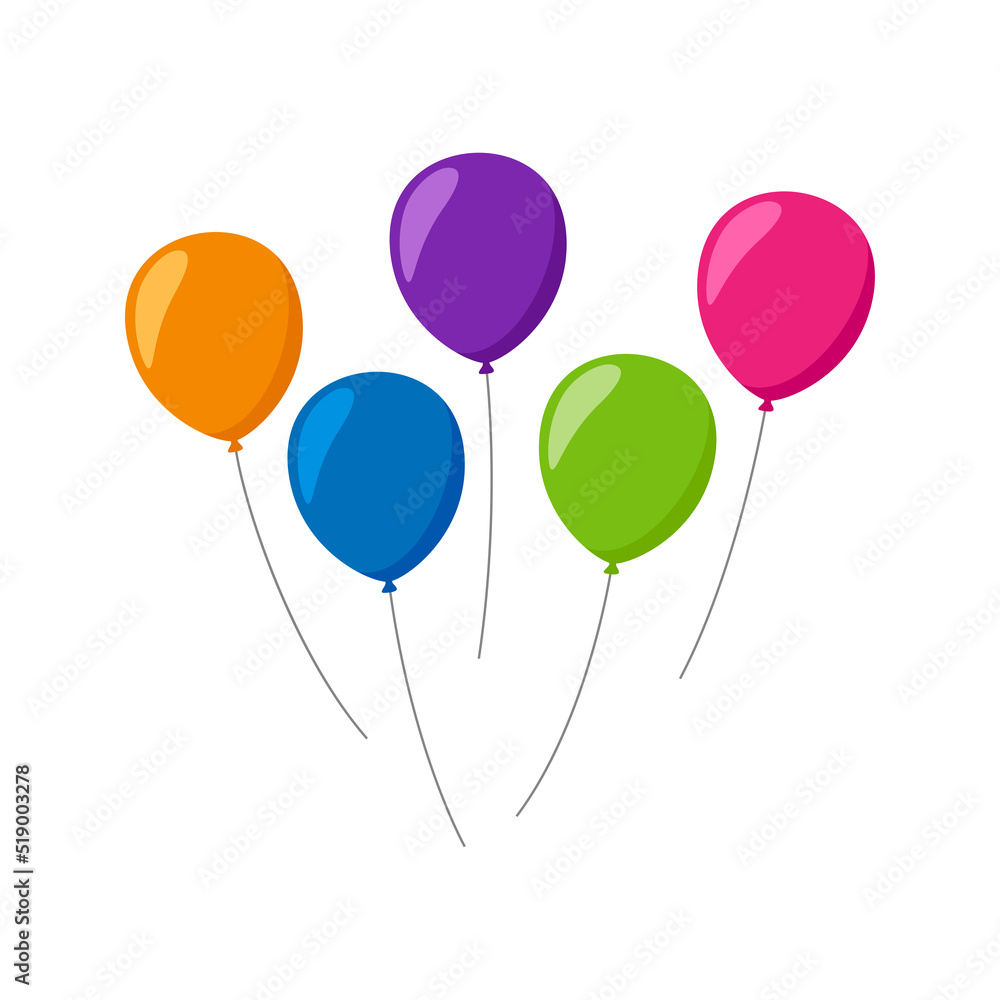 Balloon isolated on white background Balloon isolated on white background