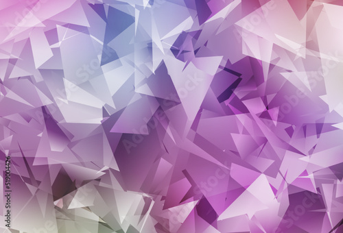Light Purple, Pink vector triangle mosaic template.
