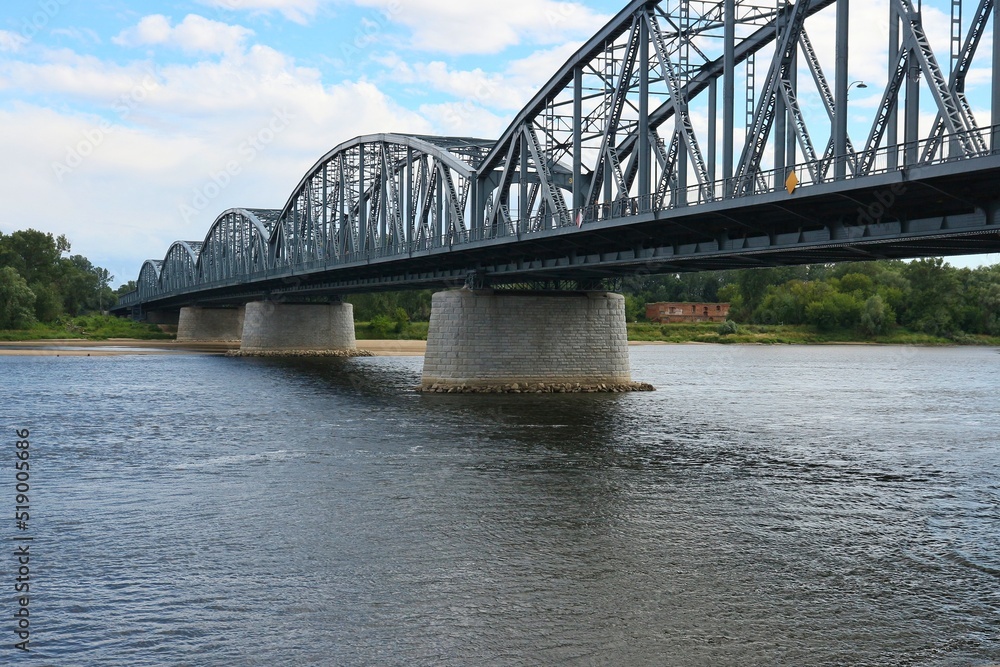 Built in Toruń in 1934, a bridge over the Vistula named after Józef Piłsudski Built in Toruń in 1934, a bridge over the Vistula named after Józef Piłsudski