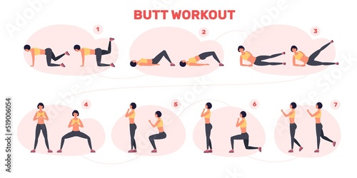Canvas Print Butt workout