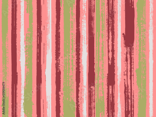 Sloopy gouache vertical lines vector pattern.