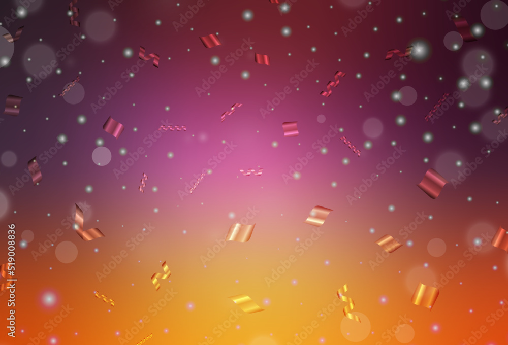 Light Pink, Yellow vector pattern with spheres. Light Pink, Yellow vector pattern with spheres.
