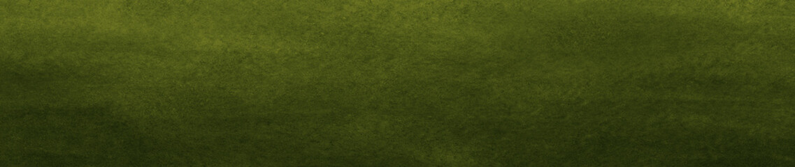 Dark olive green gray abstract background. Watercolor. Old toned paper texture. Art background with space for design. Web banner. Wide. Website header.