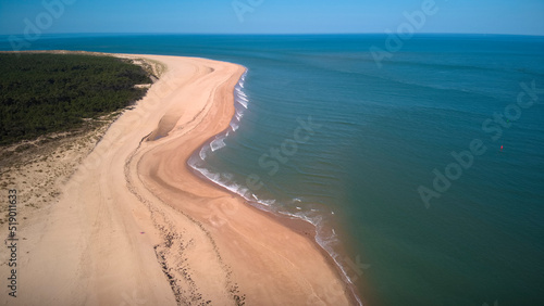 Fotografie Pointe espagnol sur la côte sauvage - Charente maritime - Région aquitaine - Fra