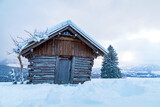 Allgäu - Winter - Hütte - Stadel 