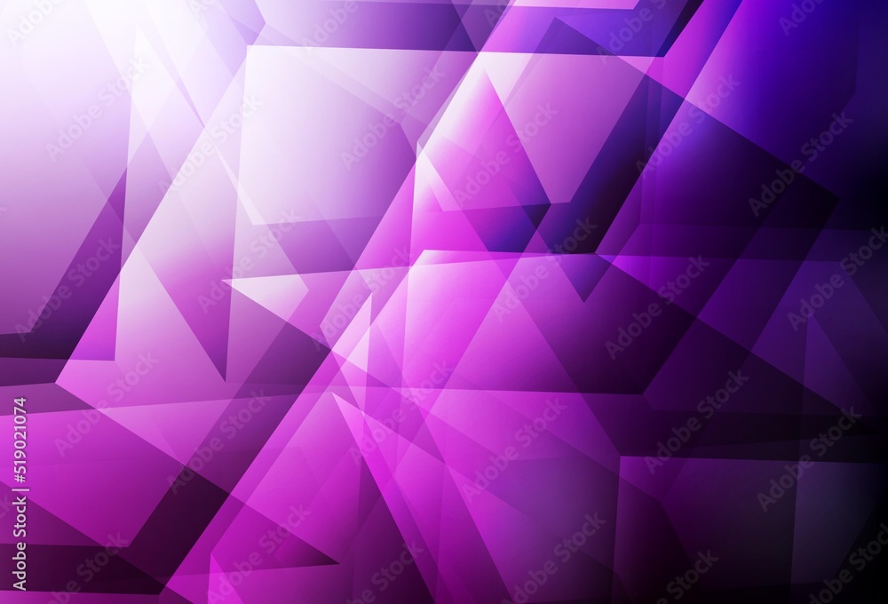 Dark Pink vector triangle mosaic background. Dark Pink vector triangle mosaic background.