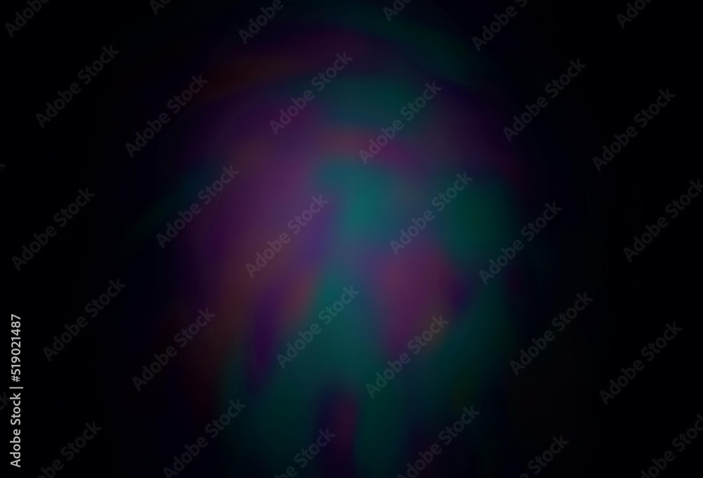 Dark Gray vector blurred and colored pattern.