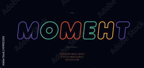 Cyrillic font bold style. Title in Russian-moment. Trendy typography typeface for t shirt, book, decoration, logo, party poster, greeting card, sale banner, printing on fabric. Vector 10 eps