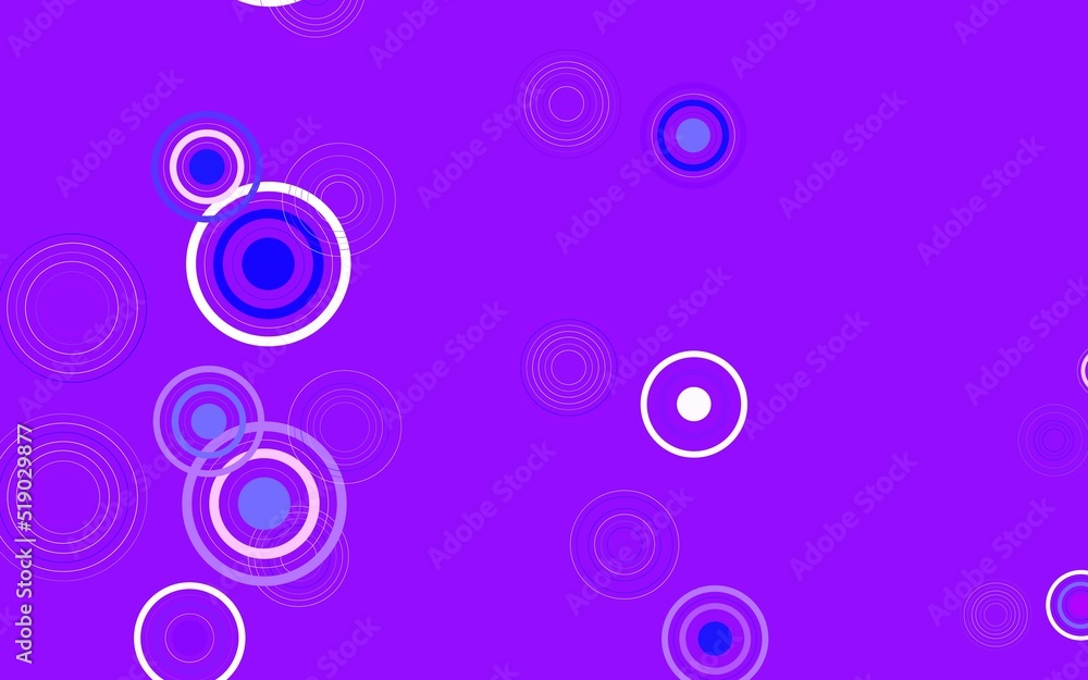 Light Pink, Blue vector texture with disks. Light Pink, Blue vector texture with disks.