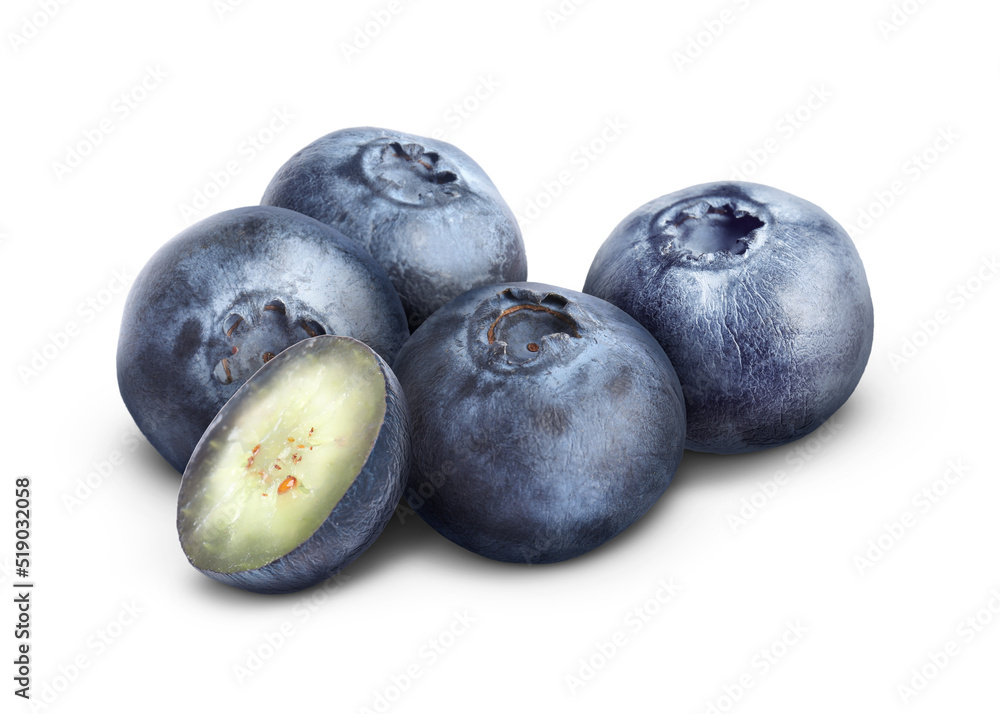 Tasty fresh ripe blueberries on white background Tasty fresh ripe blueberries on white background