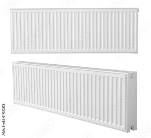 Wallpaper Mural Modern panel radiators on white background. Heating system Torontodigital.ca