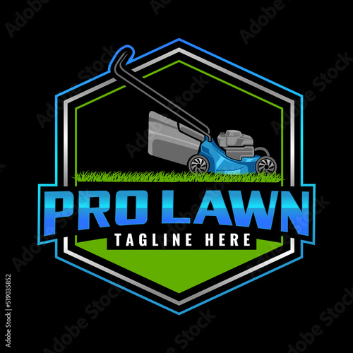 Lawn Mowing logo, Lawn care