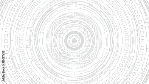 hi-tech abstract  background vector illustration and digital technological circle. 