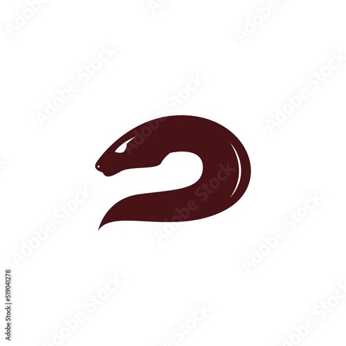 Snake icon logo design