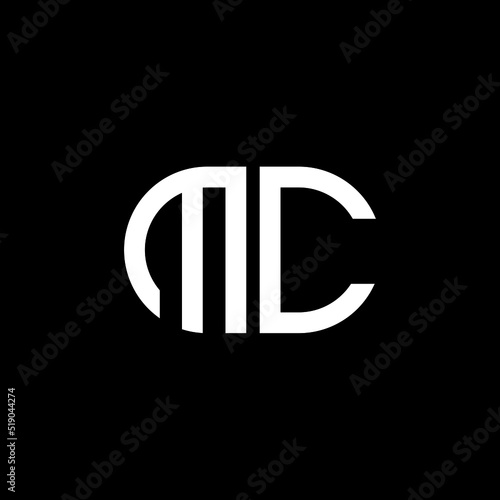 MC letter logo creative design with vector graphic