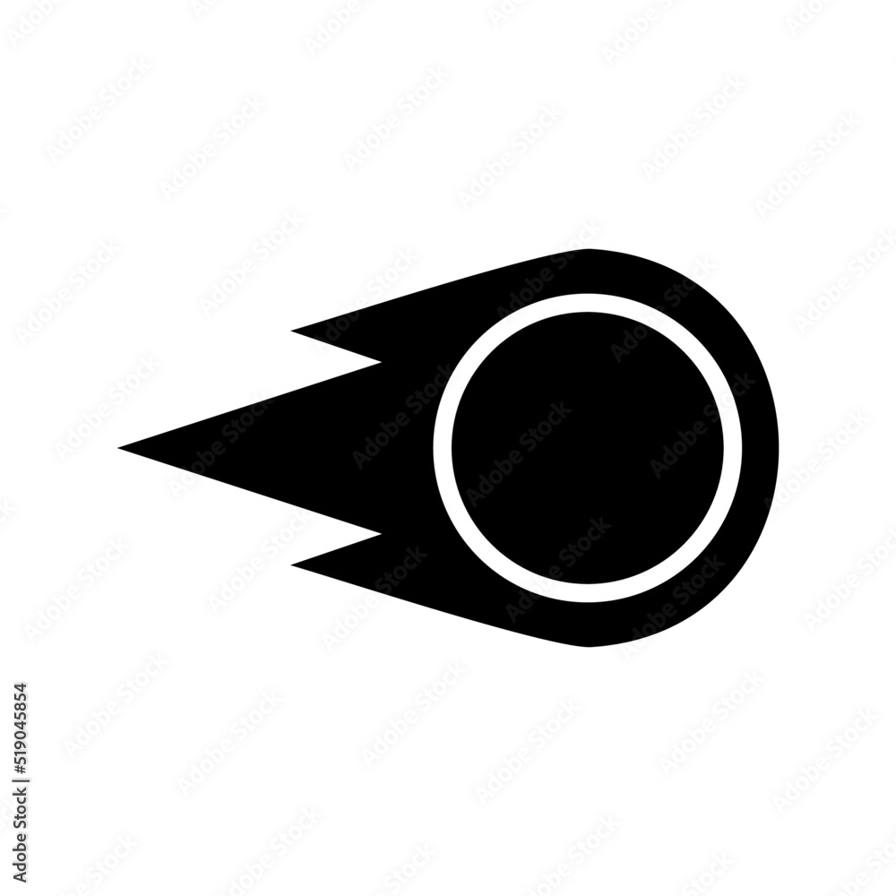 fire ball icon or logo isolated sign symbol vector illustration - high quality black style vector icons
