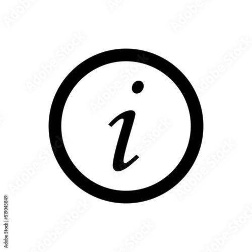 Information Icon Vector Symbol Design Illustration EPS 10