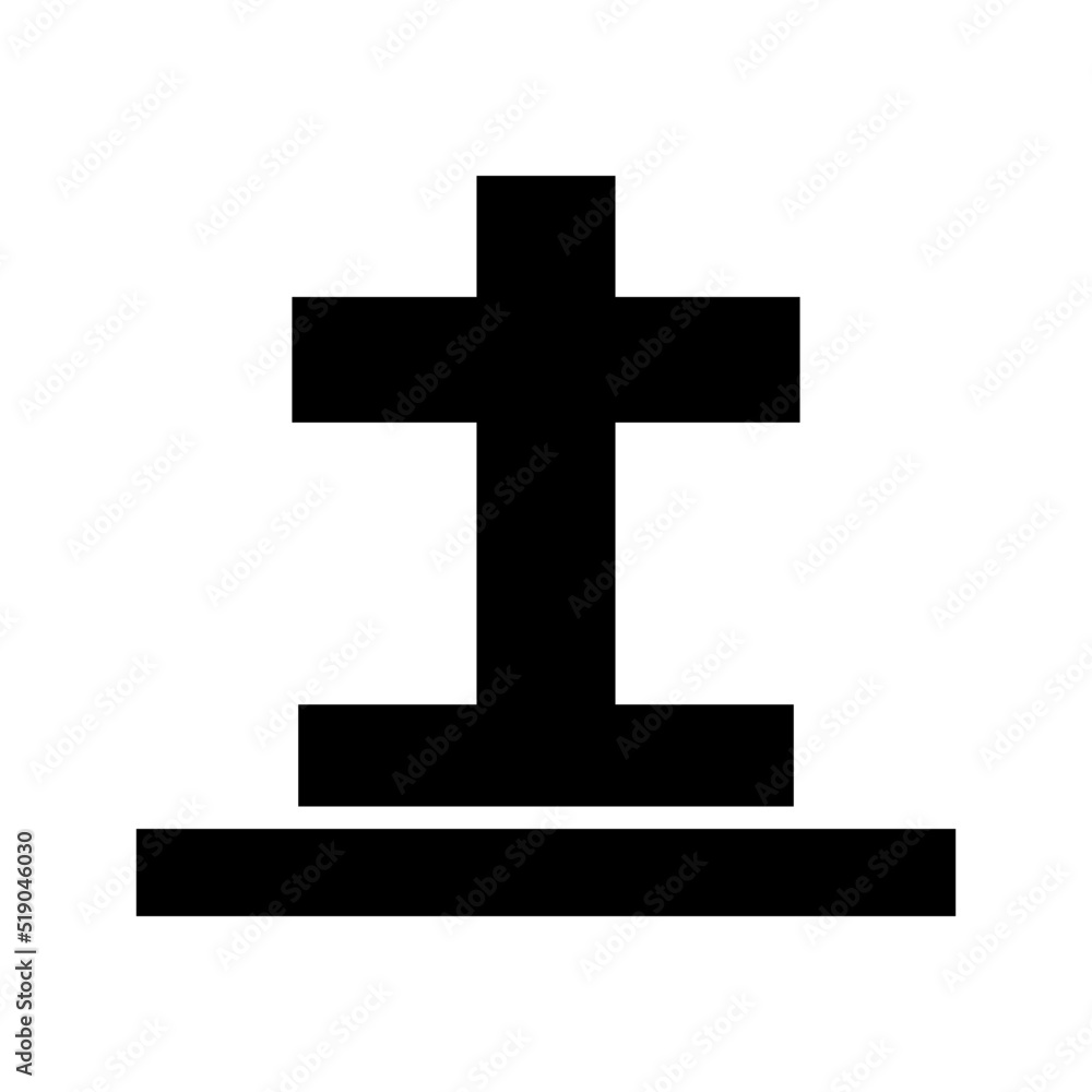 graves icon or logo isolated sign symbol vector illustration - high quality black style vector icons
