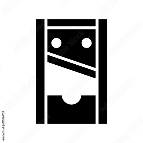 guillotine icon or logo isolated sign symbol vector illustration - high quality black style vector icons
