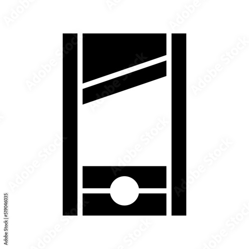 guillotine icon or logo isolated sign symbol vector illustration - high quality black style vector icons
