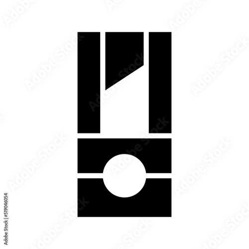 guillotine icon or logo isolated sign symbol vector illustration - high quality black style vector icons
