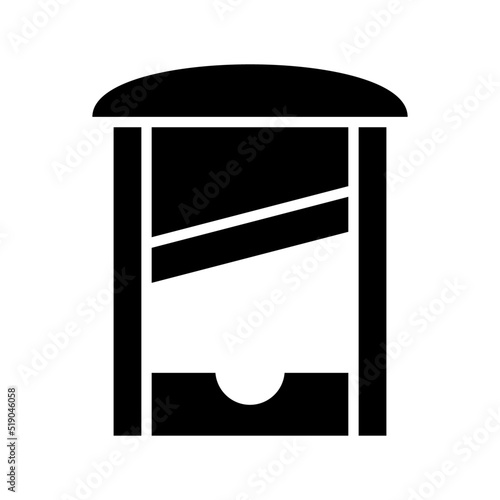 guillotine icon or logo isolated sign symbol vector illustration - high quality black style vector icons
