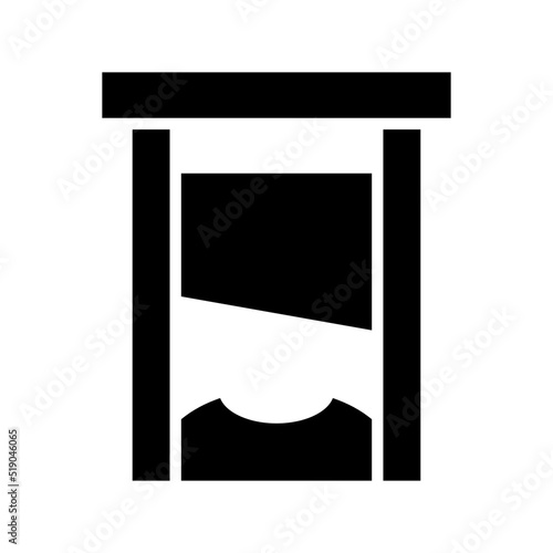 guillotine icon or logo isolated sign symbol vector illustration - high quality black style vector icons
