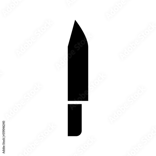 knife icon or logo isolated sign symbol vector illustration - high quality black style vector icons 
