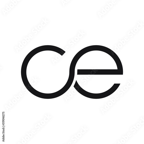 ce letter logo