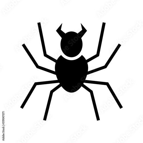 spider icon or logo isolated sign symbol vector illustration - high quality black style vector icons 