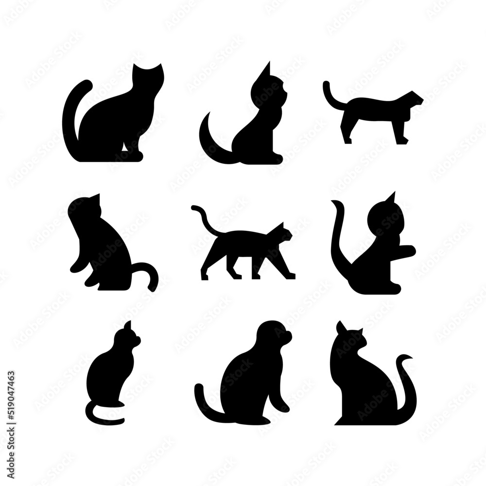 cat icon or logo isolated sign symbol vector illustration - high quality black style vector icons
cat icon or logo isolated sign symbol vector illustration - high quality black style vector icons