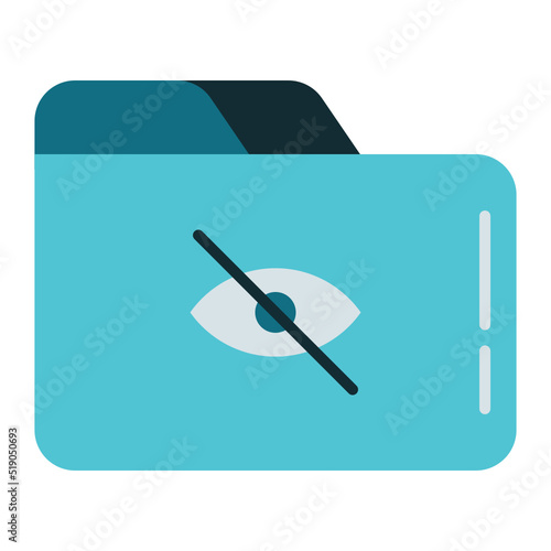 folder and eye visibility