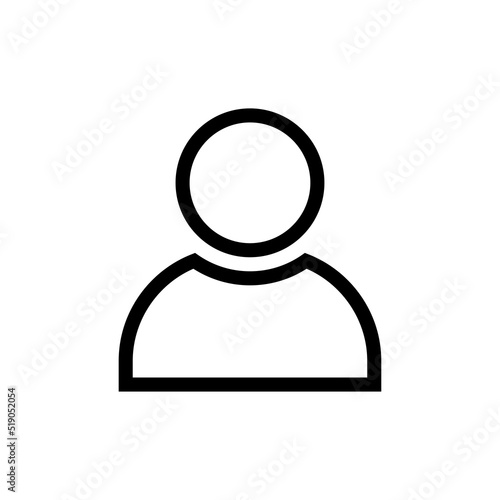 User Account Icon Vector Symbol Design Illustration EPS 10