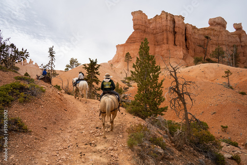 Horseback Riding in Bryce Canyon National Park, Utah photo