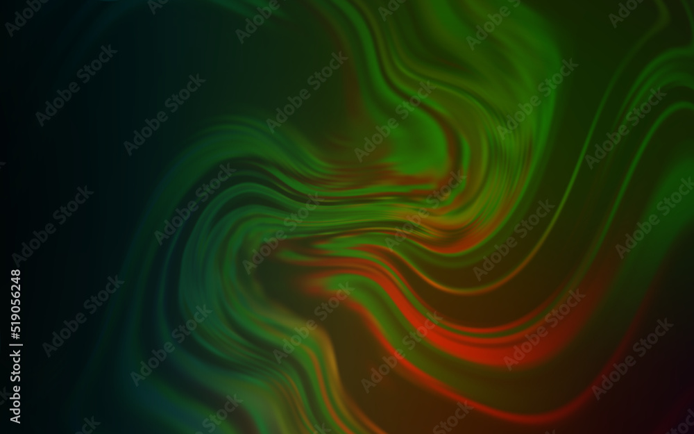 Obraz premium Dark Green, Red vector abstract bright pattern.
