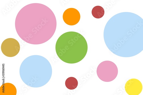 Abstract background colorful with circle 