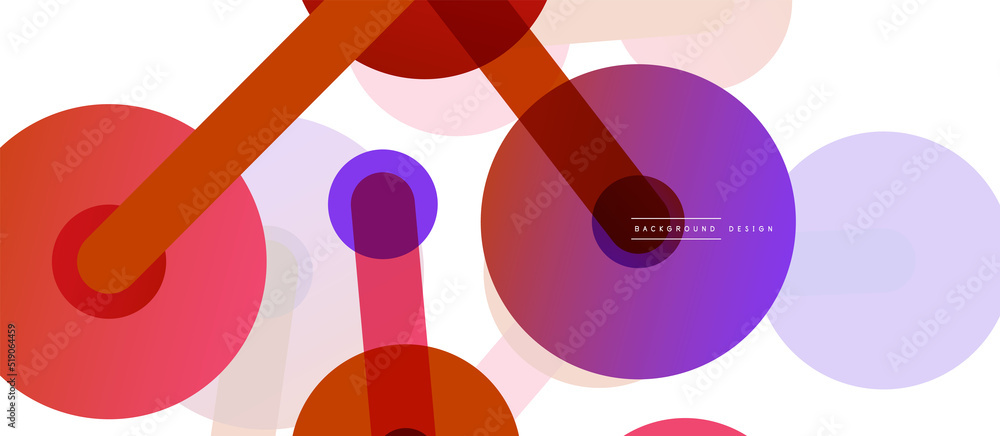 Abstract background. Round dots connected by lines. Trendy techno business template for wallpaper, banner, background or landing Abstract background. Round dots connected by lines. Trendy techno business template for wallpaper, banner, background or landing