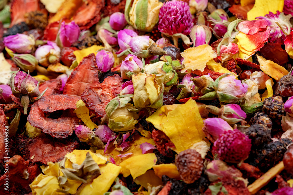 Macro close up background texture of dry rose petals Macro close up background texture of dry rose petals