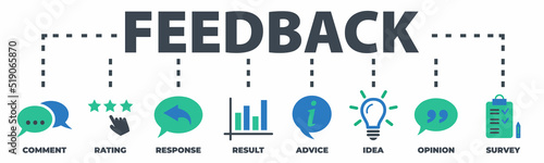 FEEDBACK Concept with icons