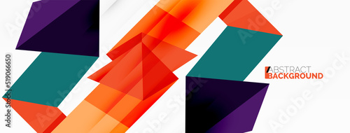 Abstract line and triangle background. Creative geometric abstract backdrop. Business template for wallpaper, banner, background or landing