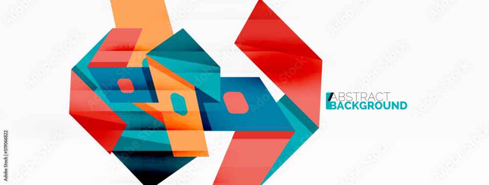 Creative geometric wallpaper. Abstract ribbon style line composition. Techno business template for wallpaper, banner, background or landing Creative geometric wallpaper. Abstract ribbon style line composition. Techno business template for wallpaper, banner, background or landing