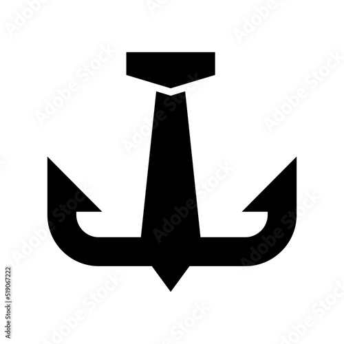 anchor icon or logo isolated sign symbol vector illustration - high quality black style vector icons 