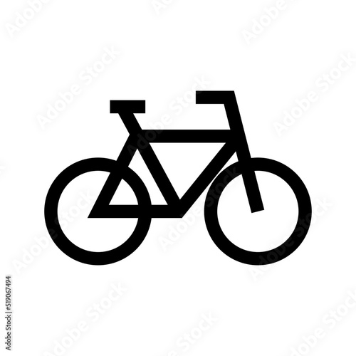 bicycle icon or logo isolated sign symbol vector illustration - high quality black style vector icons 