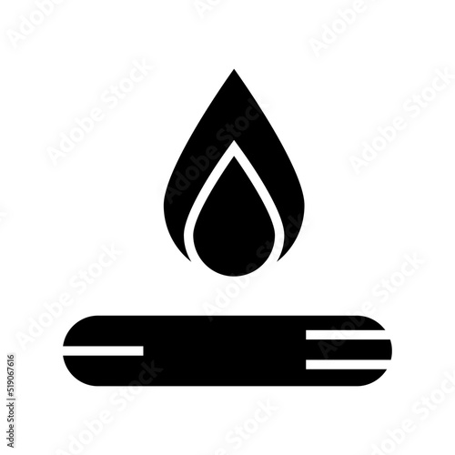 bonfire icon or logo isolated sign symbol vector illustration - high quality black style vector icons
