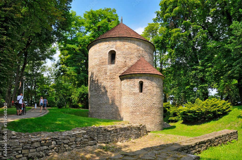 Romanesque rotunda from the 11th century, Cieszyn, Silesian Voivodeship, Poland. Romanesque rotunda from the 11th century, Cieszyn, Silesian Voivodeship, Poland.